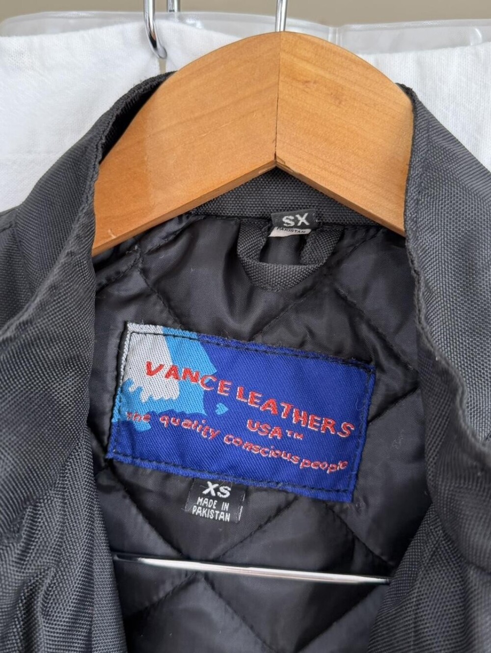 Y2K Vance Leathers Lace Up Motorcycle Jacket Sz XS Womens - Picture 7 of 7